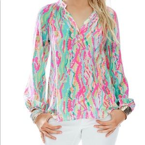 Lilly Pulitzer Dripping in Jewels Elsa Top